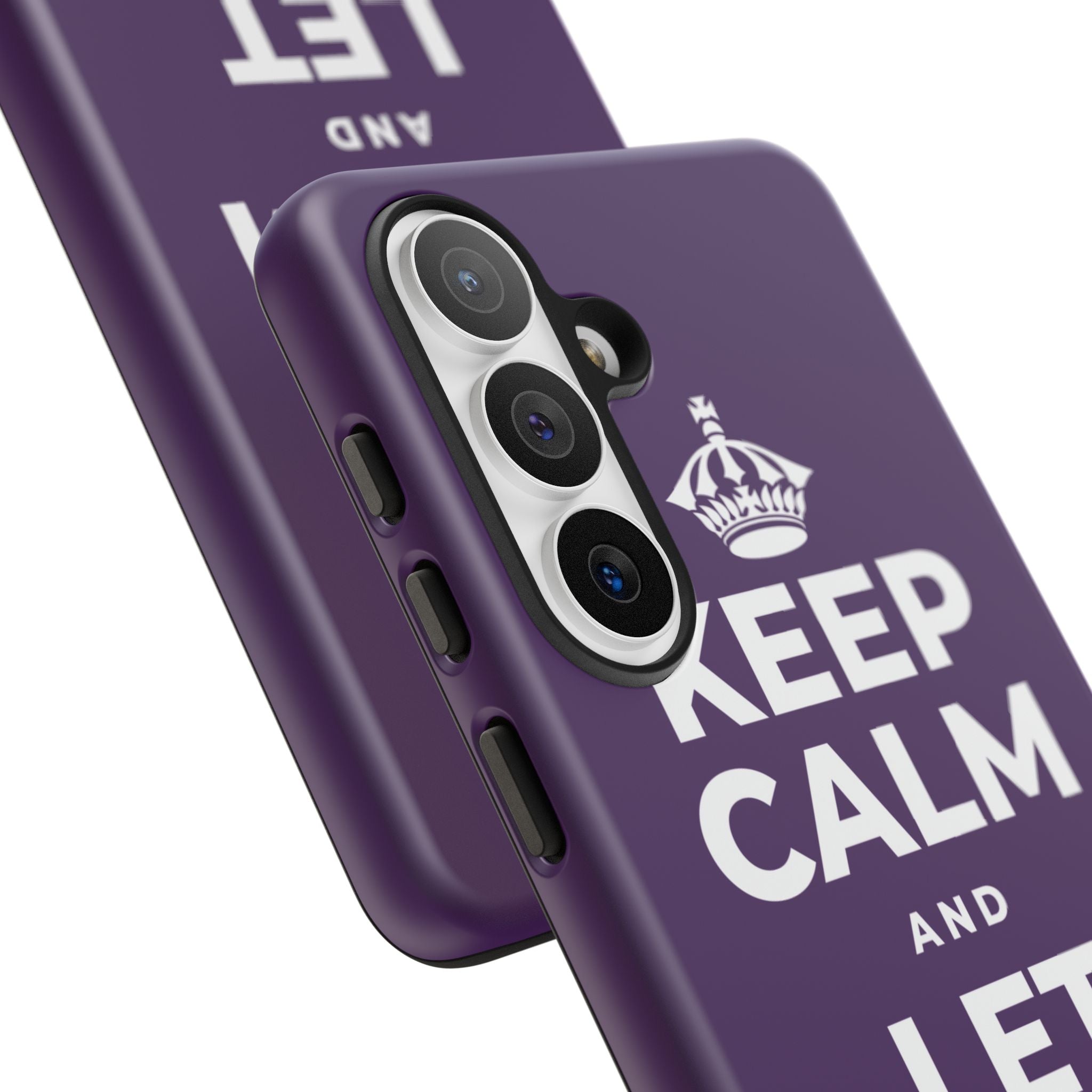 KEEP CALM AND LET IT RAIN Phone Case
