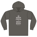 KEEP CALM AND REST EASY Organic Hoodie Tee