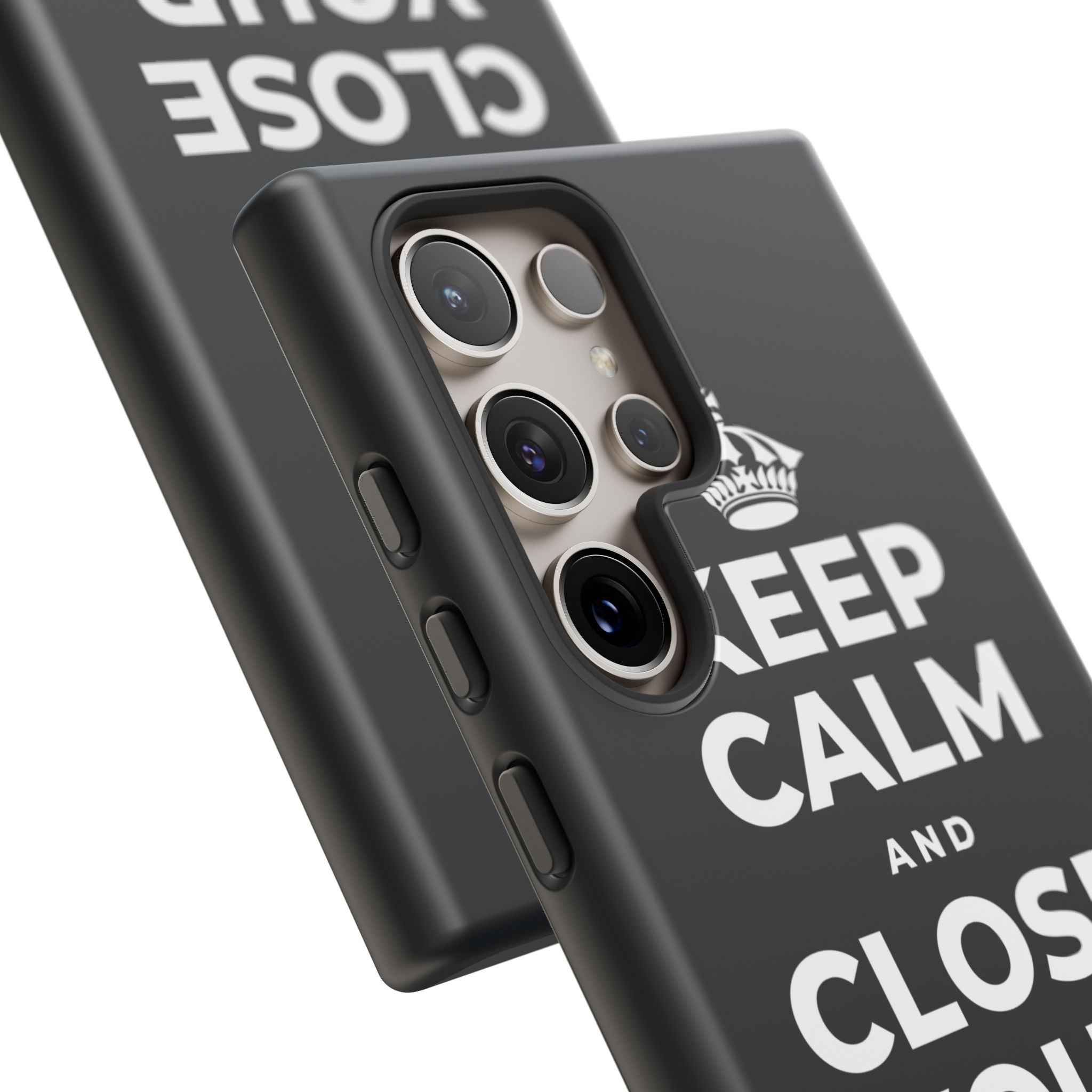 KEEP CALM AND CLOSE YOUR EYES A MOMENT Phone Case (Dark)