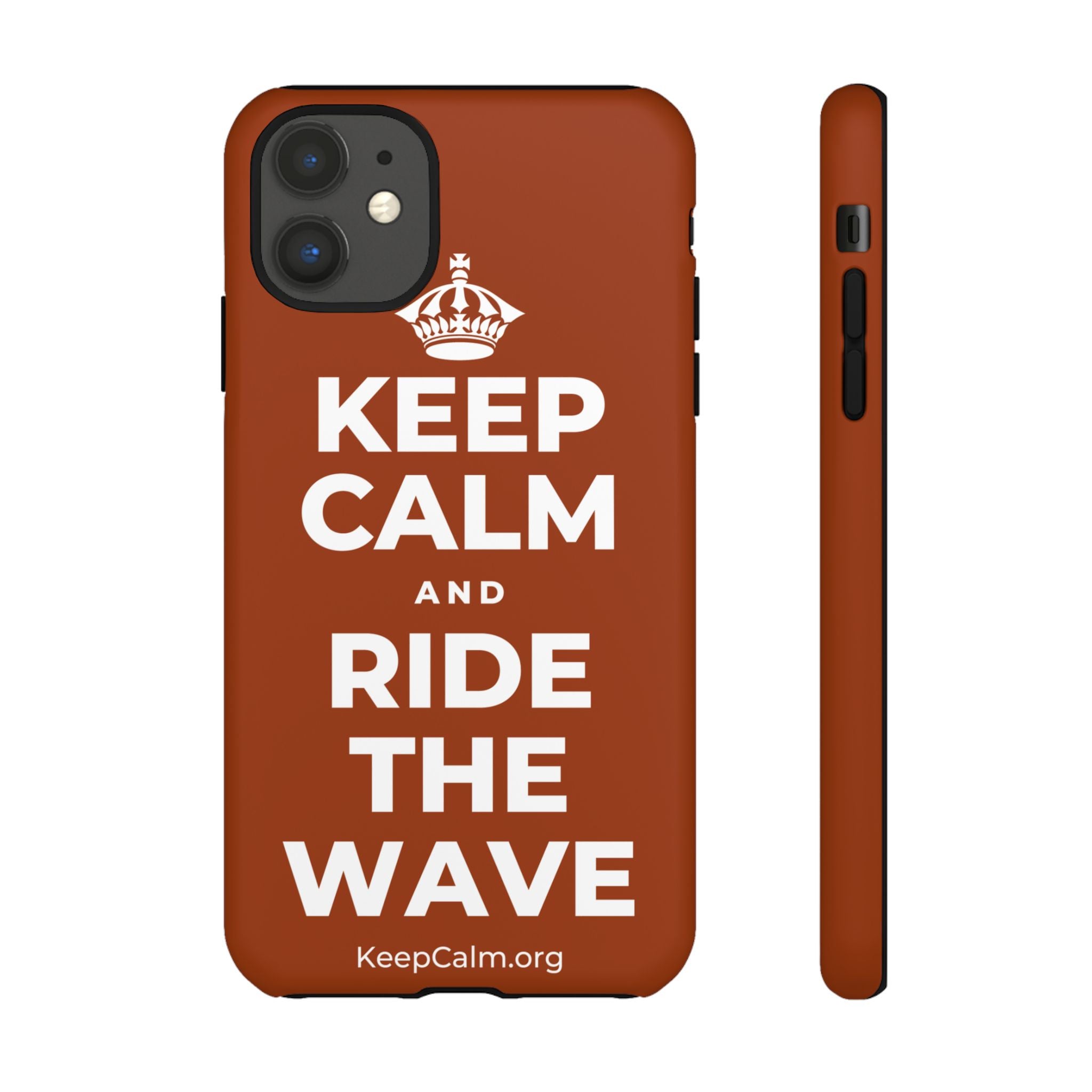 KEEP CALM AND RIDE THE WAVE Phone Case