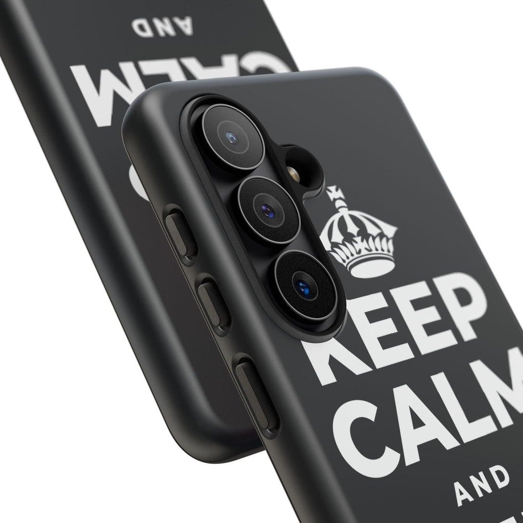KEEP CALM AND SLEEP ON IT Phone Case (Dark)