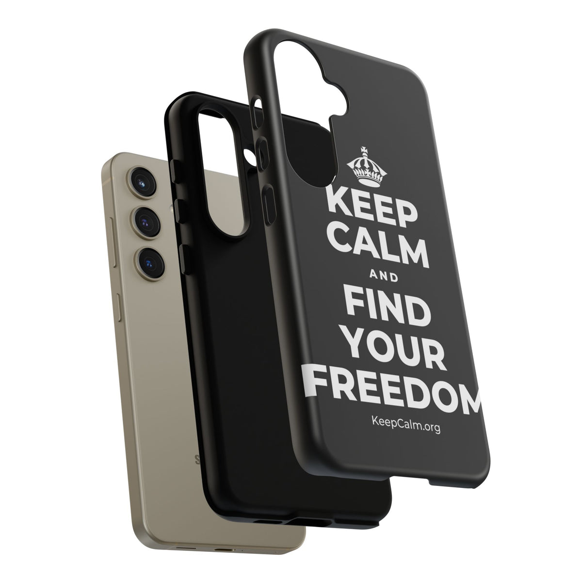 KEEP CALM AND FIND YOUR FREEDOM Phone Case