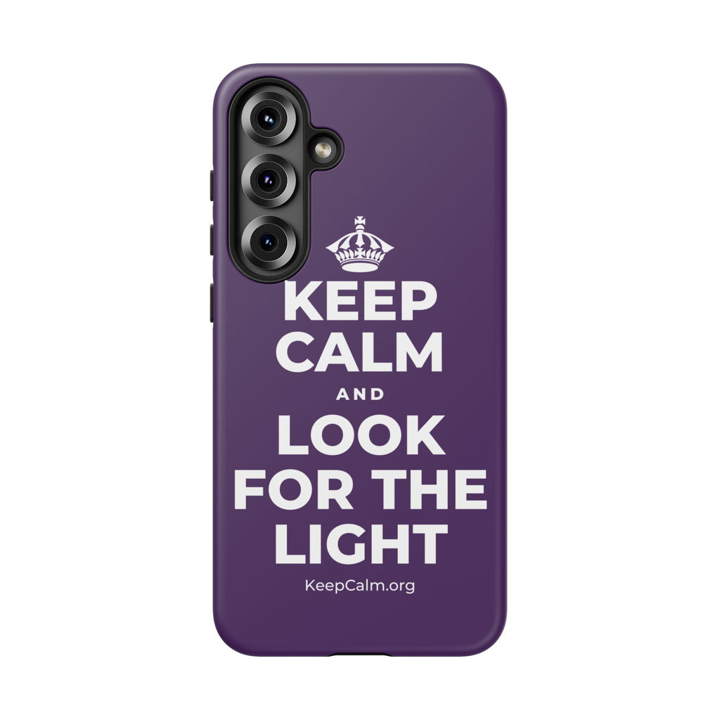KEEP CALM AND LOOK FOR THE LIGHT Phone Case