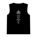 KEEP CALM AND آہستہ شروع کرو، مضبوط ختم کرو Tank Top