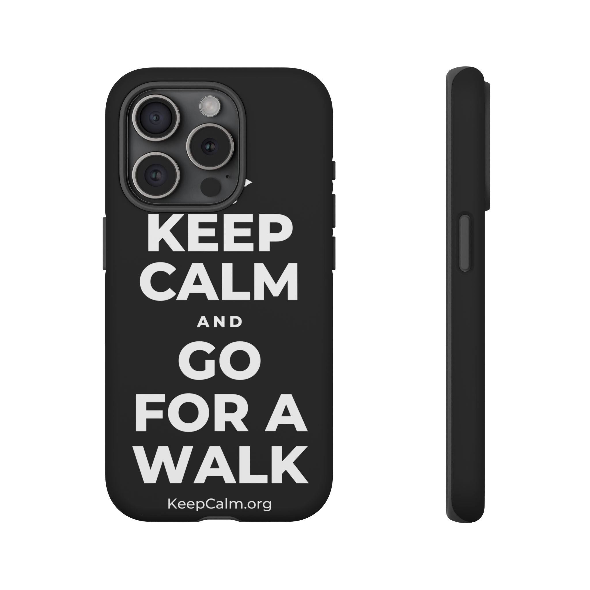 KEEP CALM AND GO FOR A WALK Phone Case