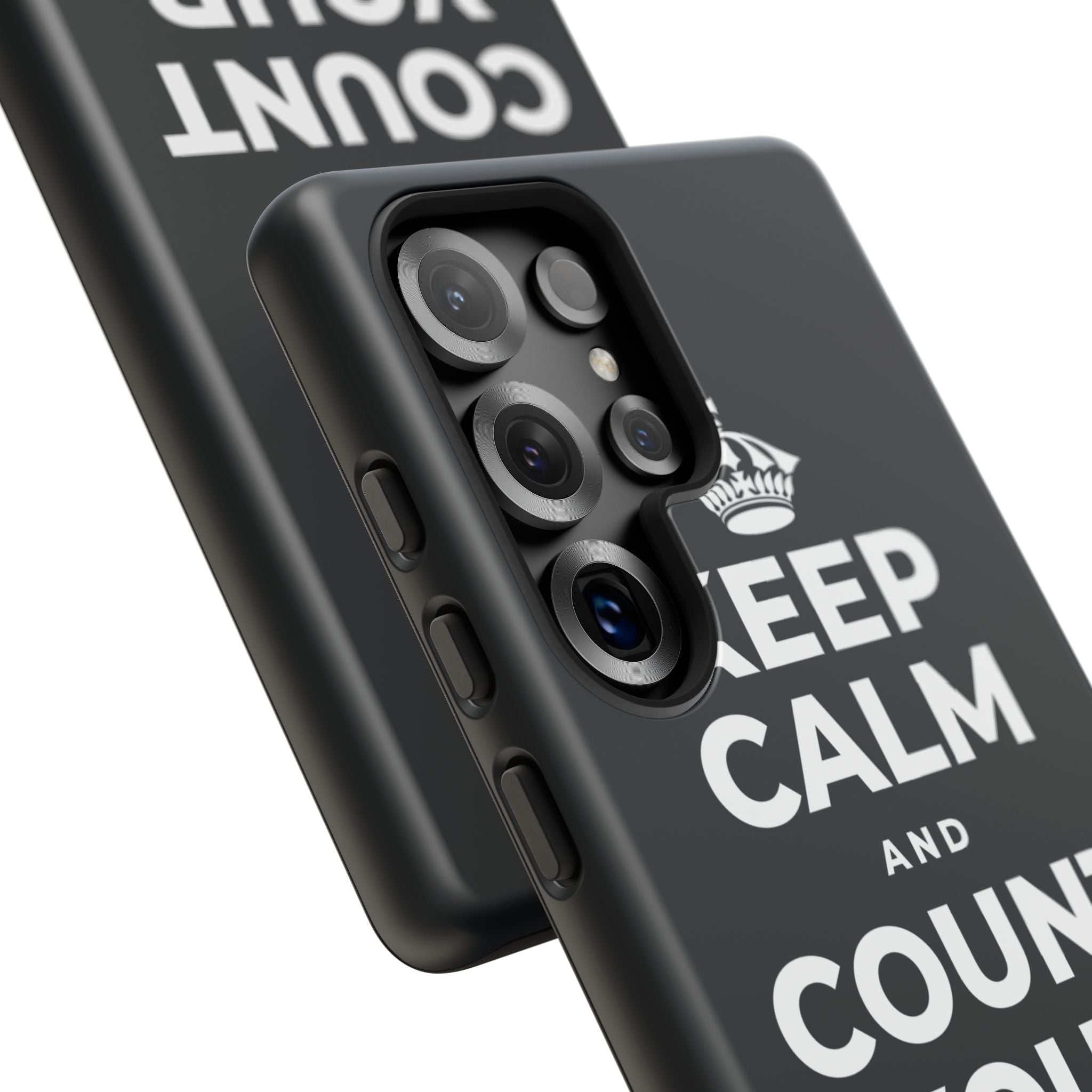 KEEP CALM AND COUNT YOUR SLOW BREATHS Phone Case (Dark)