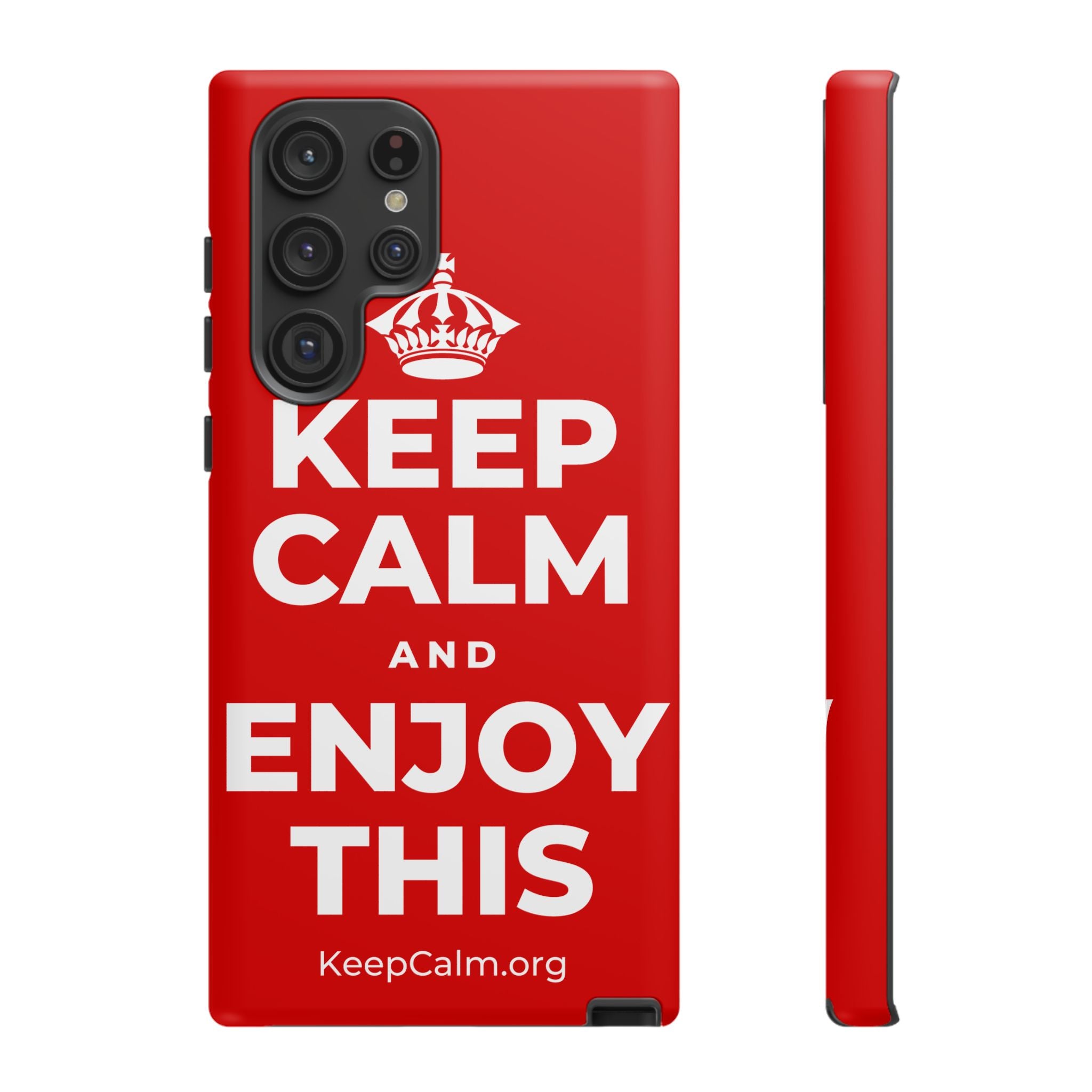 KEEP CALM AND ENJOY THIS Phone Case