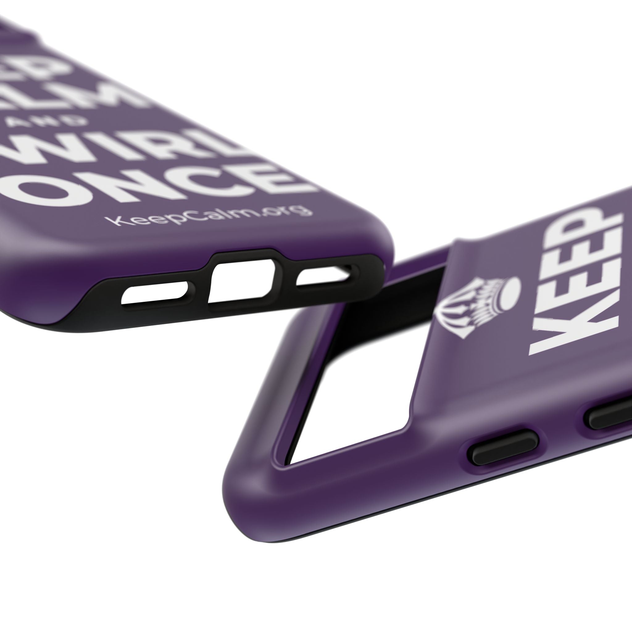 KEEP CALM AND TWIRL ONCE Phone Case