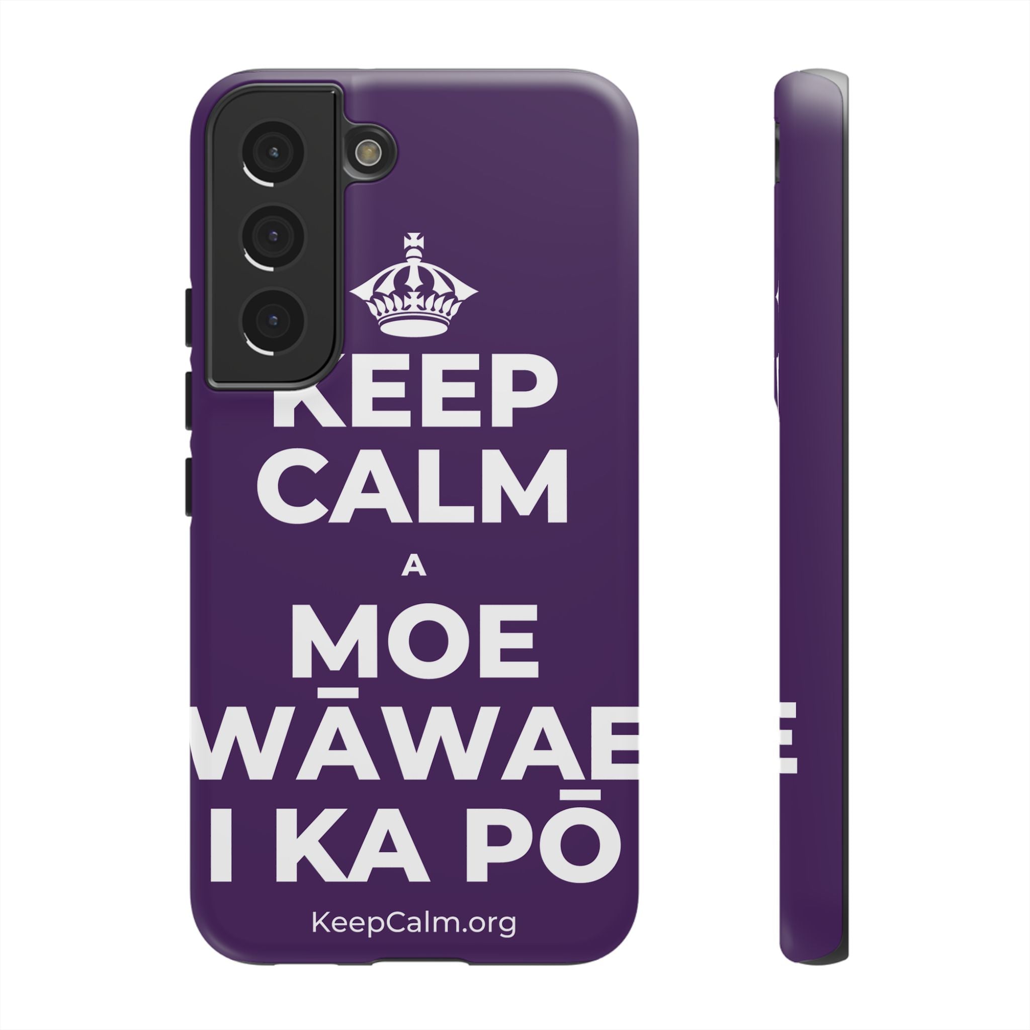 KEEP CALM A MOE WĀWAE I KA PŌ Phone Case