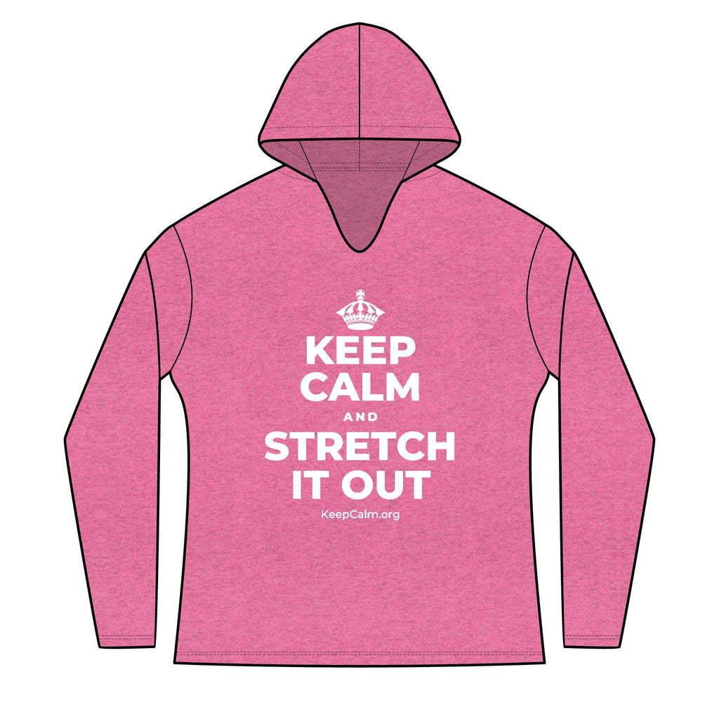 KEEP CALM AND STRETCH IT OUT Women's Long Sleeve Hoodie