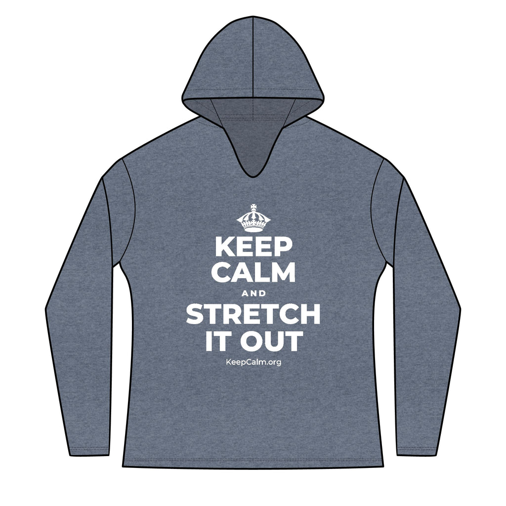 KEEP CALM AND STRETCH IT OUT Women's Long Sleeve Hoodie