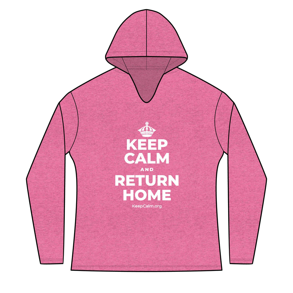 KEEP CALM AND RETURN HOME Women's Long Sleeve Hoodie
