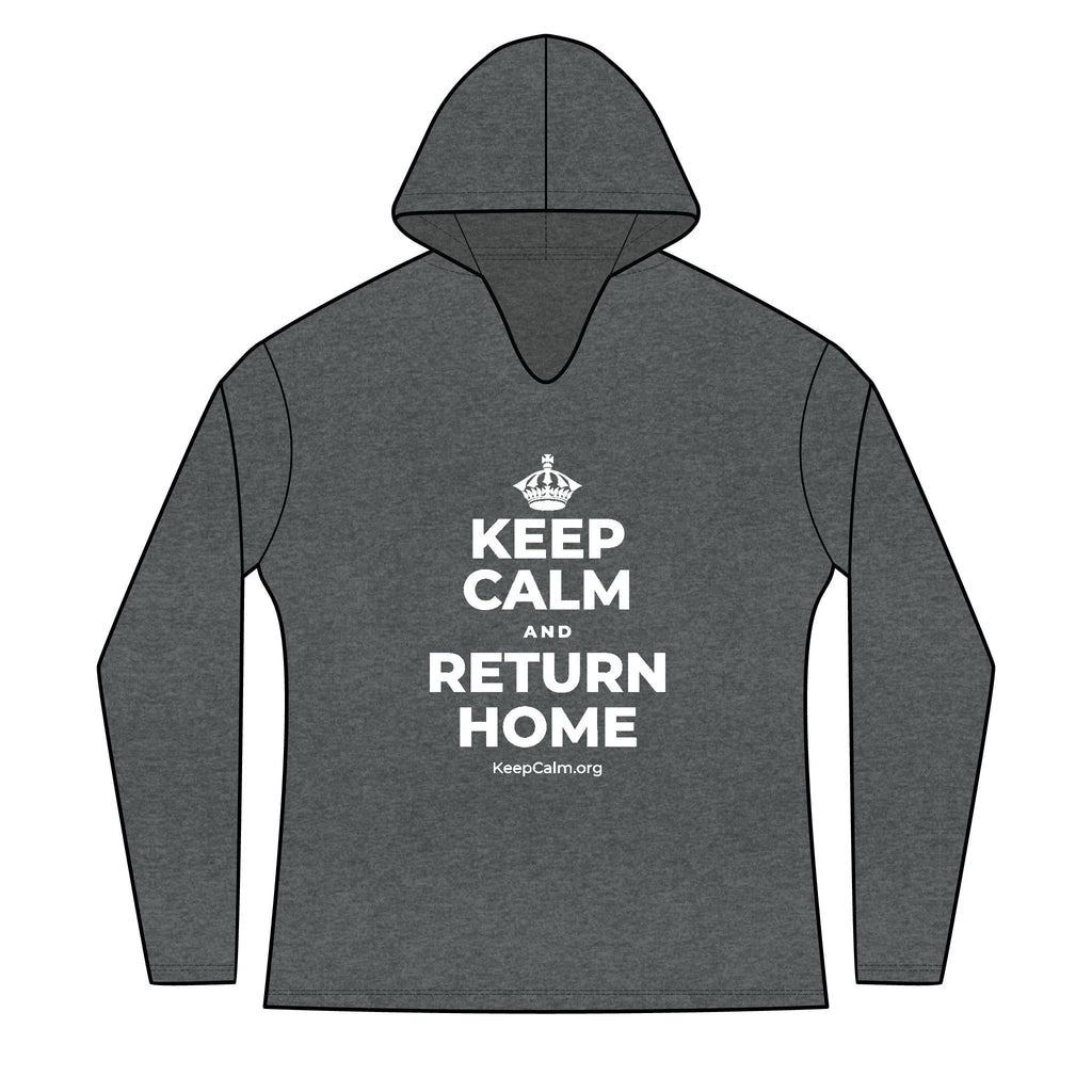 KEEP CALM AND RETURN HOME Women's Long Sleeve Hoodie