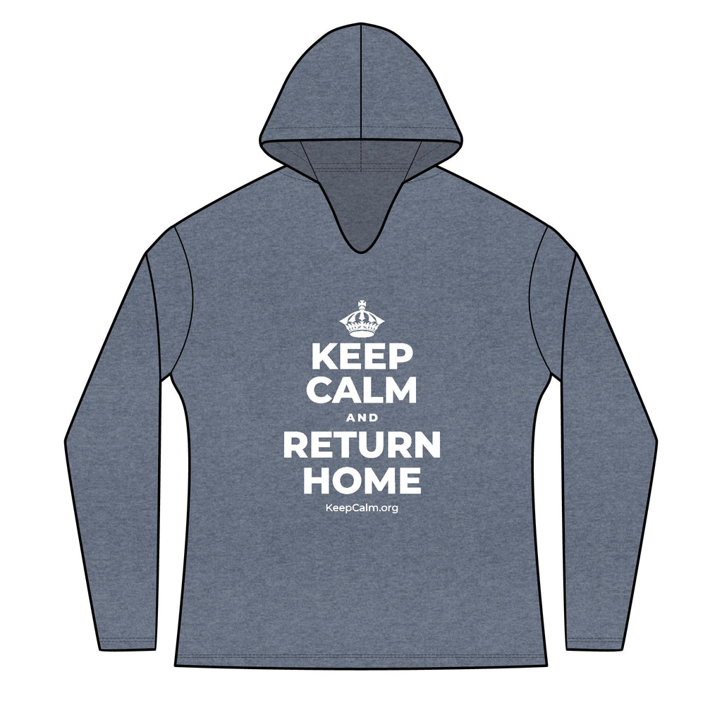 KEEP CALM AND RETURN HOME Women's Long Sleeve Hoodie