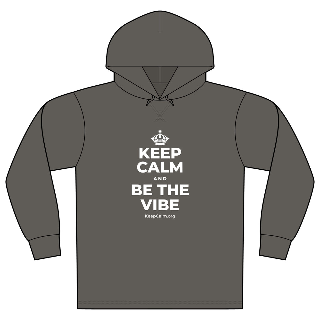 KEEP CALM AND BE THE VIBE Organic Hoodie Tee