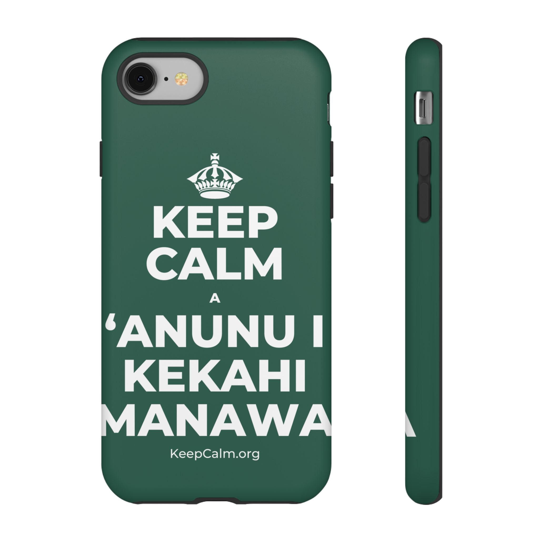 KEEP CALM A ʻANUNU I KEKAHI MANAWA Phone Case