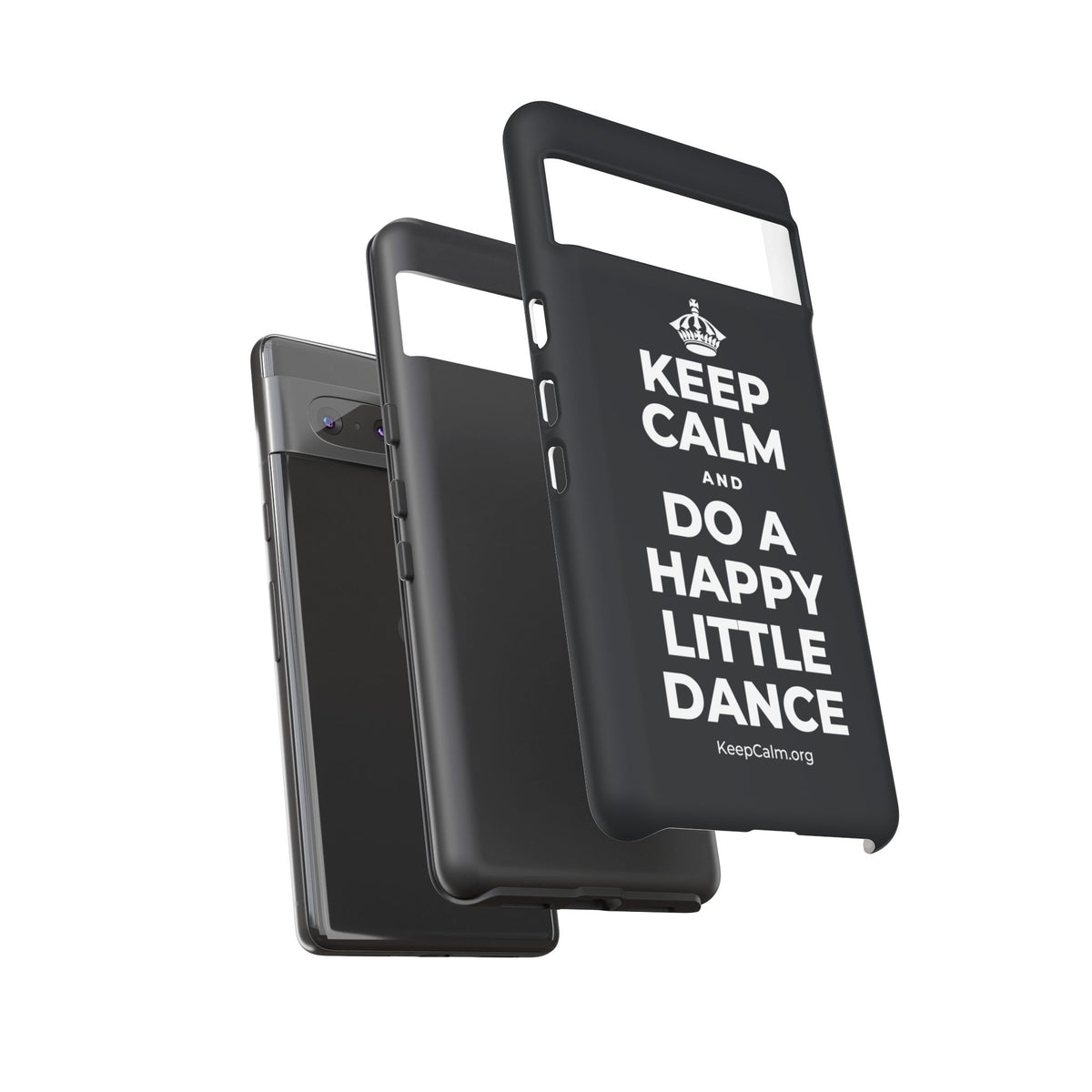 KEEP CALM AND DO A HAPPY LITTLE DANCE Phone Case (Dark)