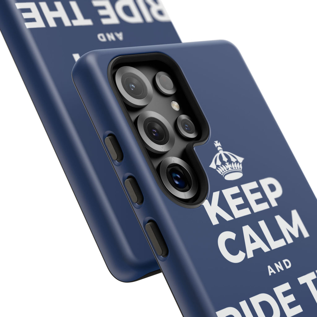 KEEP CALM AND RIDE THE GOOD WAVE Phone Case