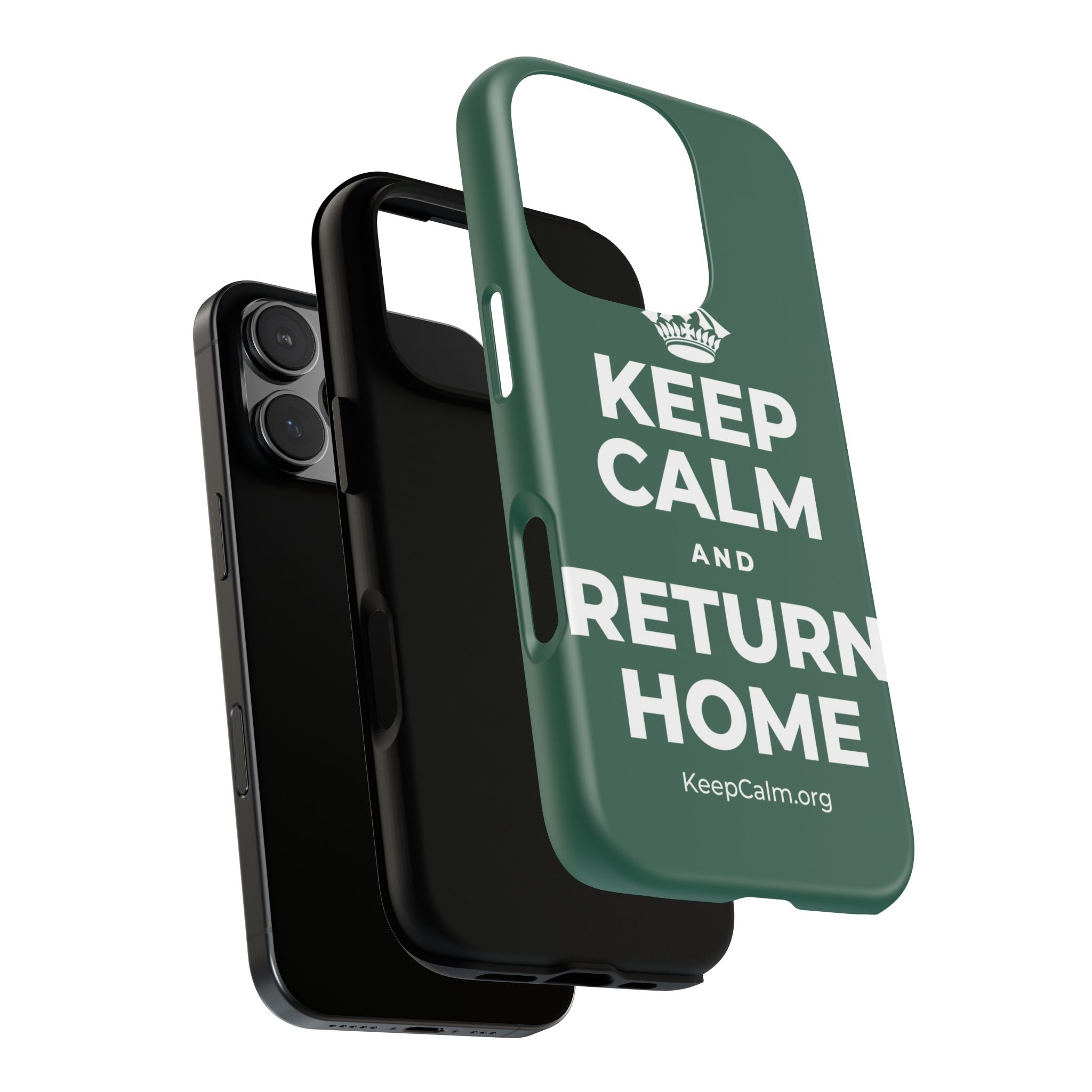 KEEP CALM AND RETURN HOME Phone Case