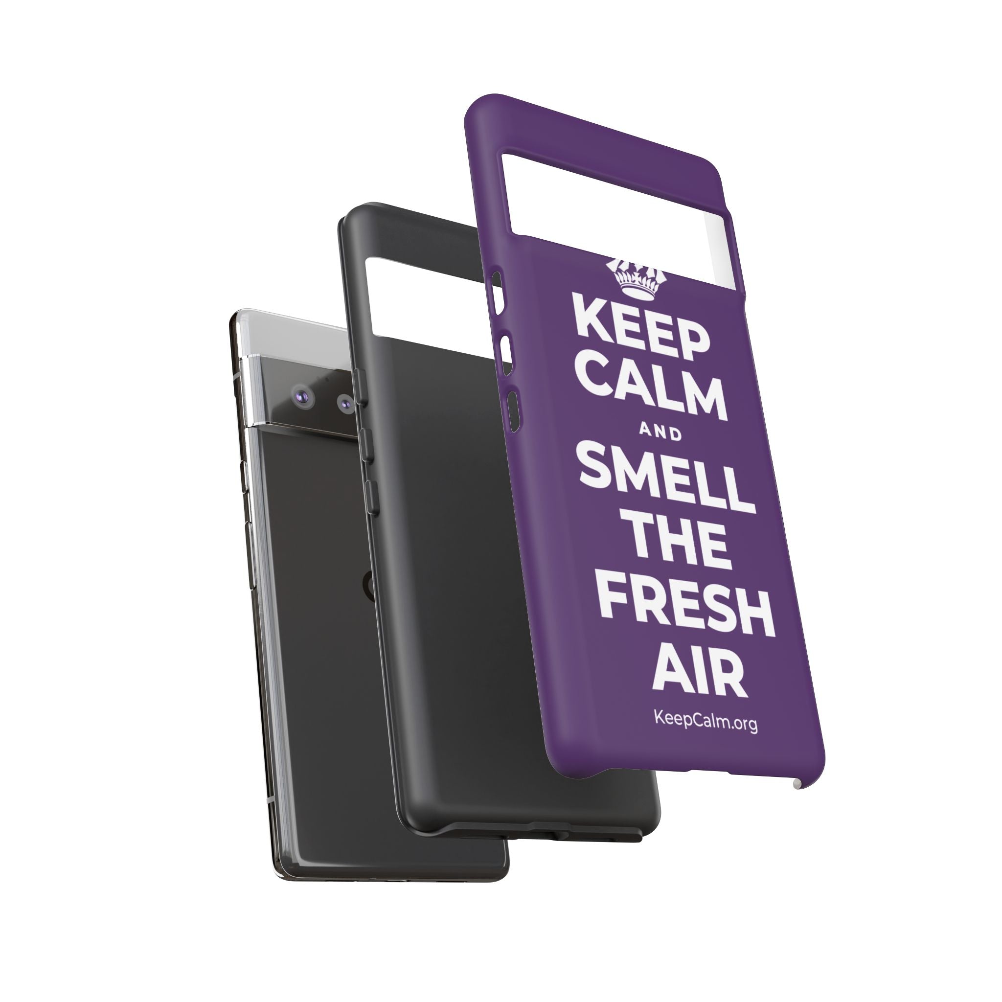 KEEP CALM AND SMELL THE FRESH AIR Phone Case