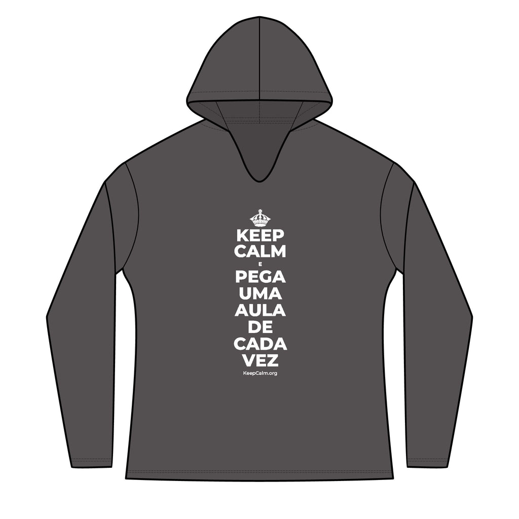 KEEP CALM E PEGA UMA AULA DE CADA VEZ Women's Long Sleeve Hoodie