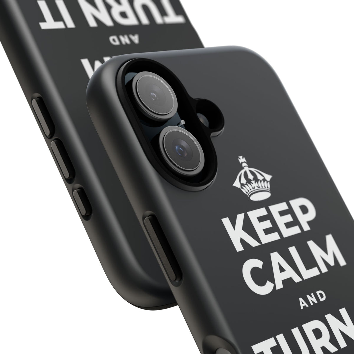 KEEP CALM AND TURN IT ALL THE WAY UP Phone Case (Dark)