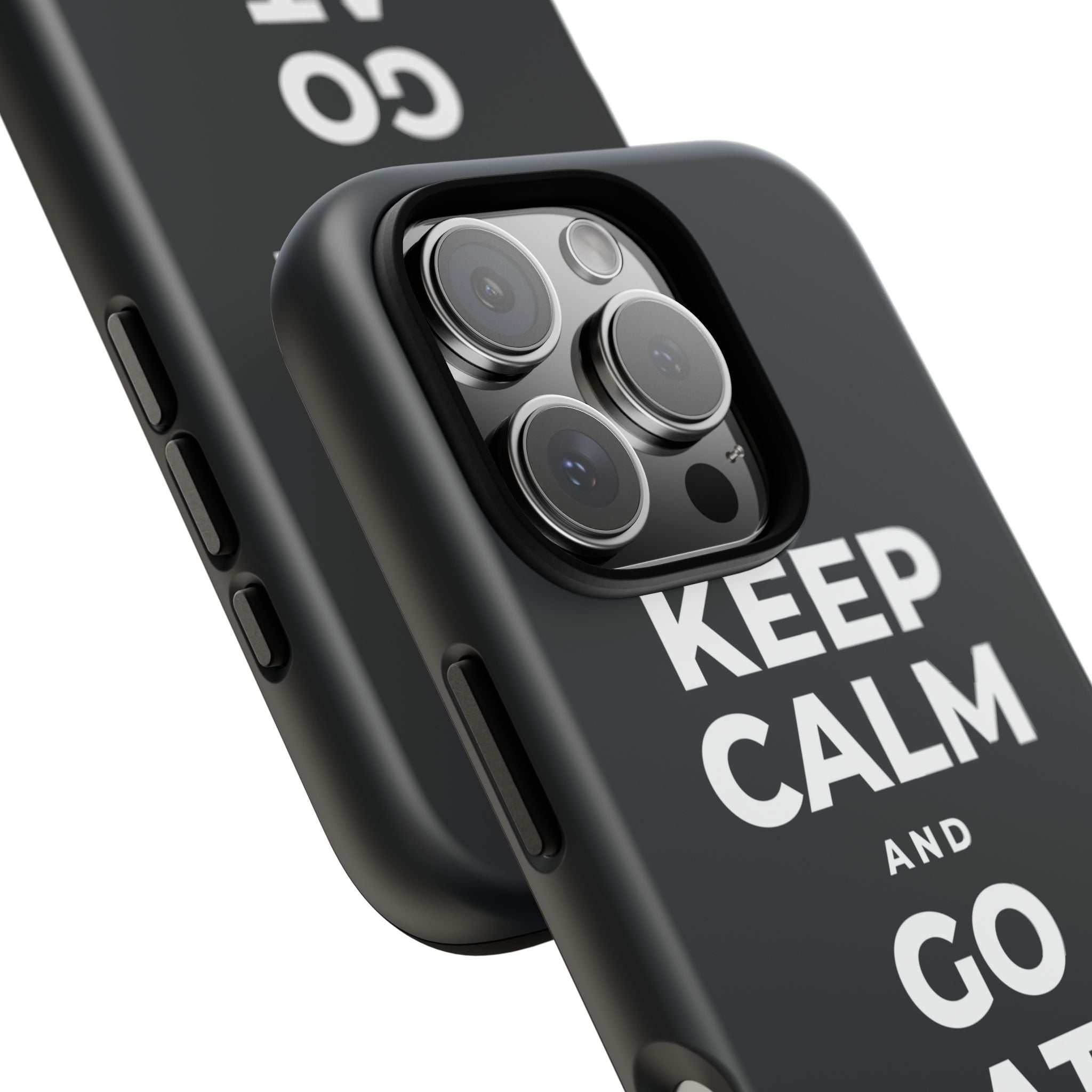 KEEP CALM AND GO AT YOUR PACE Phone Case (Dark)