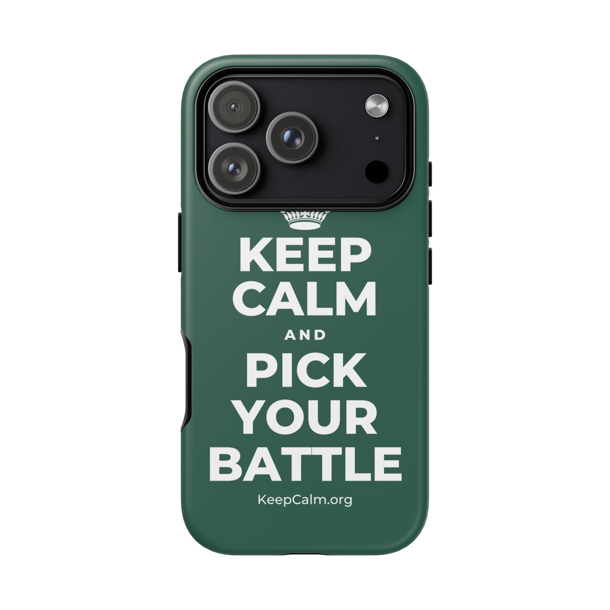 KEEP CALM AND PICK YOUR BATTLE Phone Case