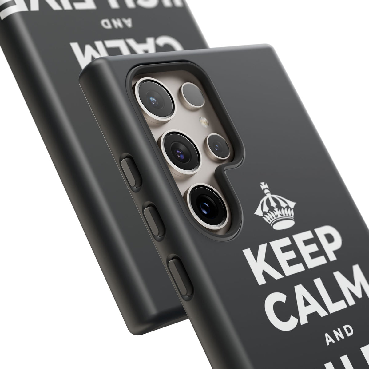 KEEP CALM AND HIGH FIVE SOMEONE Phone Case (Dark)