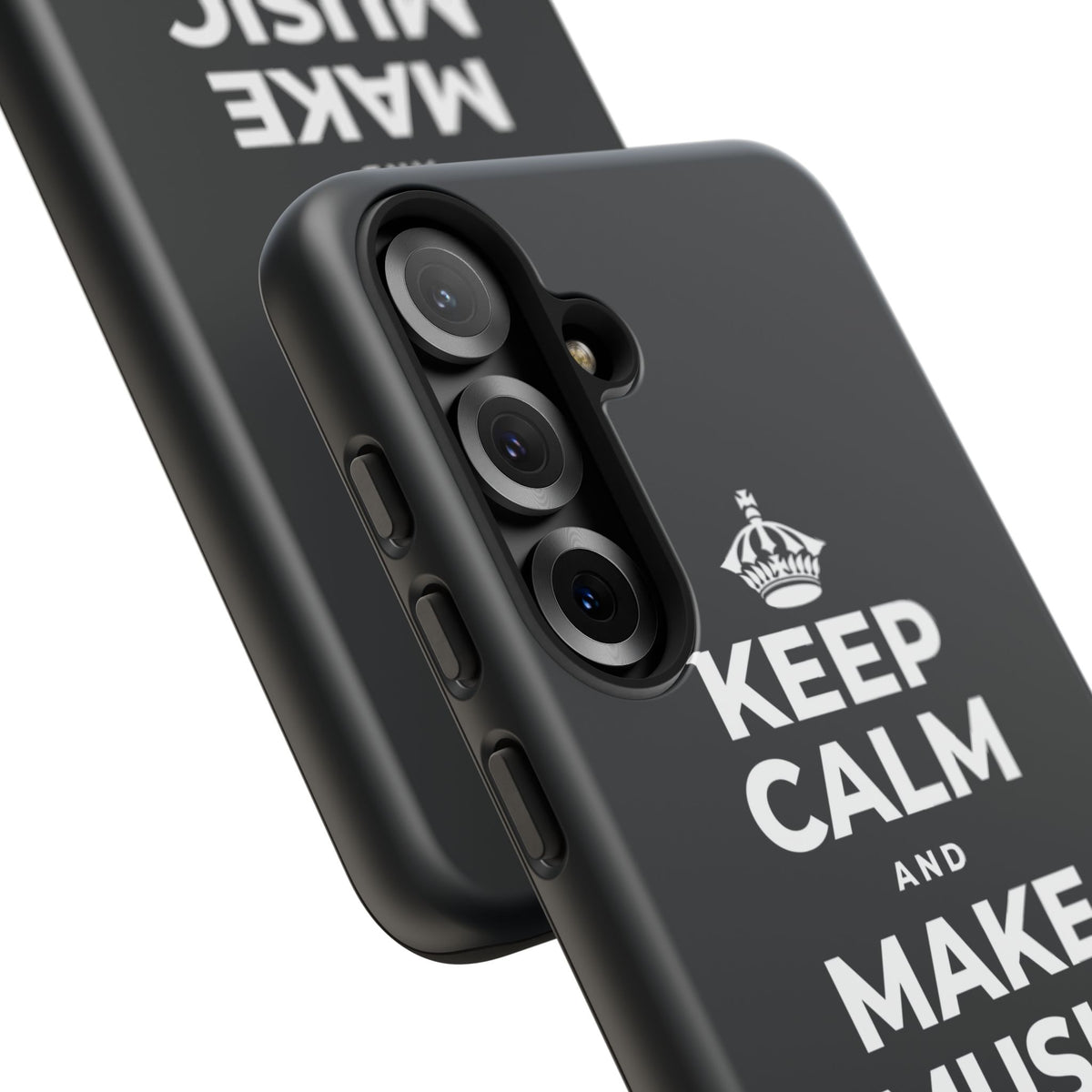 KEEP CALM AND MAKE MUSIC THAT HEALS Phone Case (Dark)
