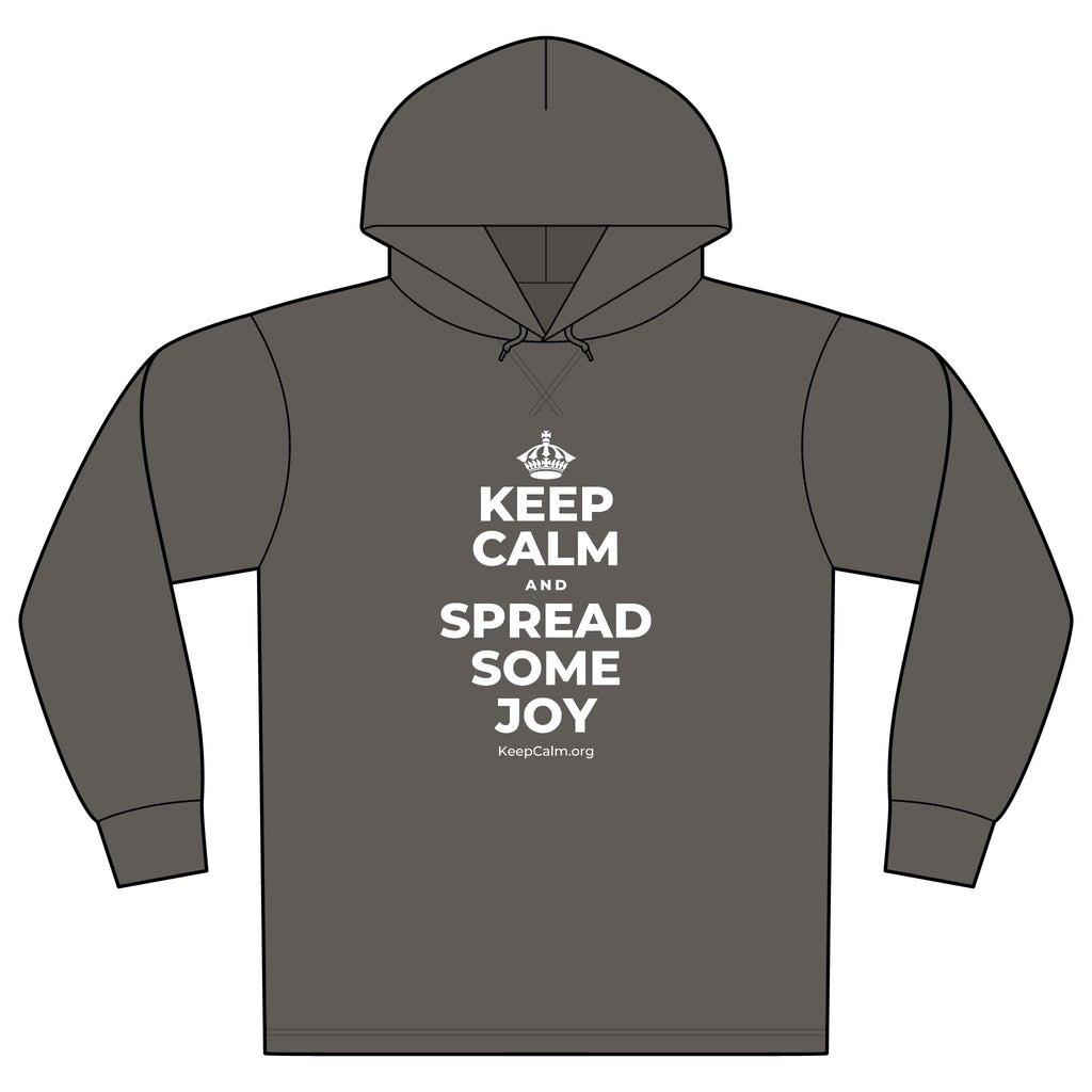 KEEP CALM AND SPREAD SOME JOY Organic Hoodie Tee