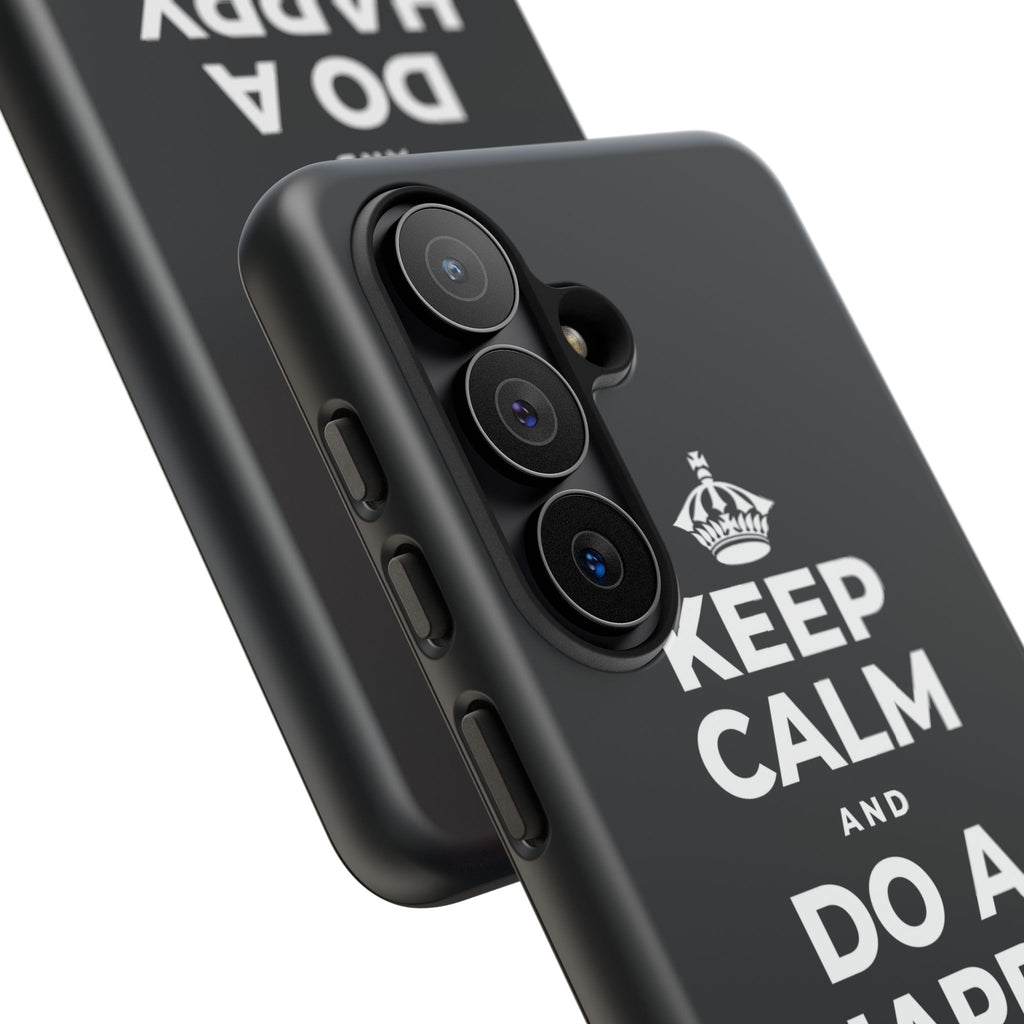 KEEP CALM AND DO A HAPPY LITTLE DANCE Phone Case (Dark)