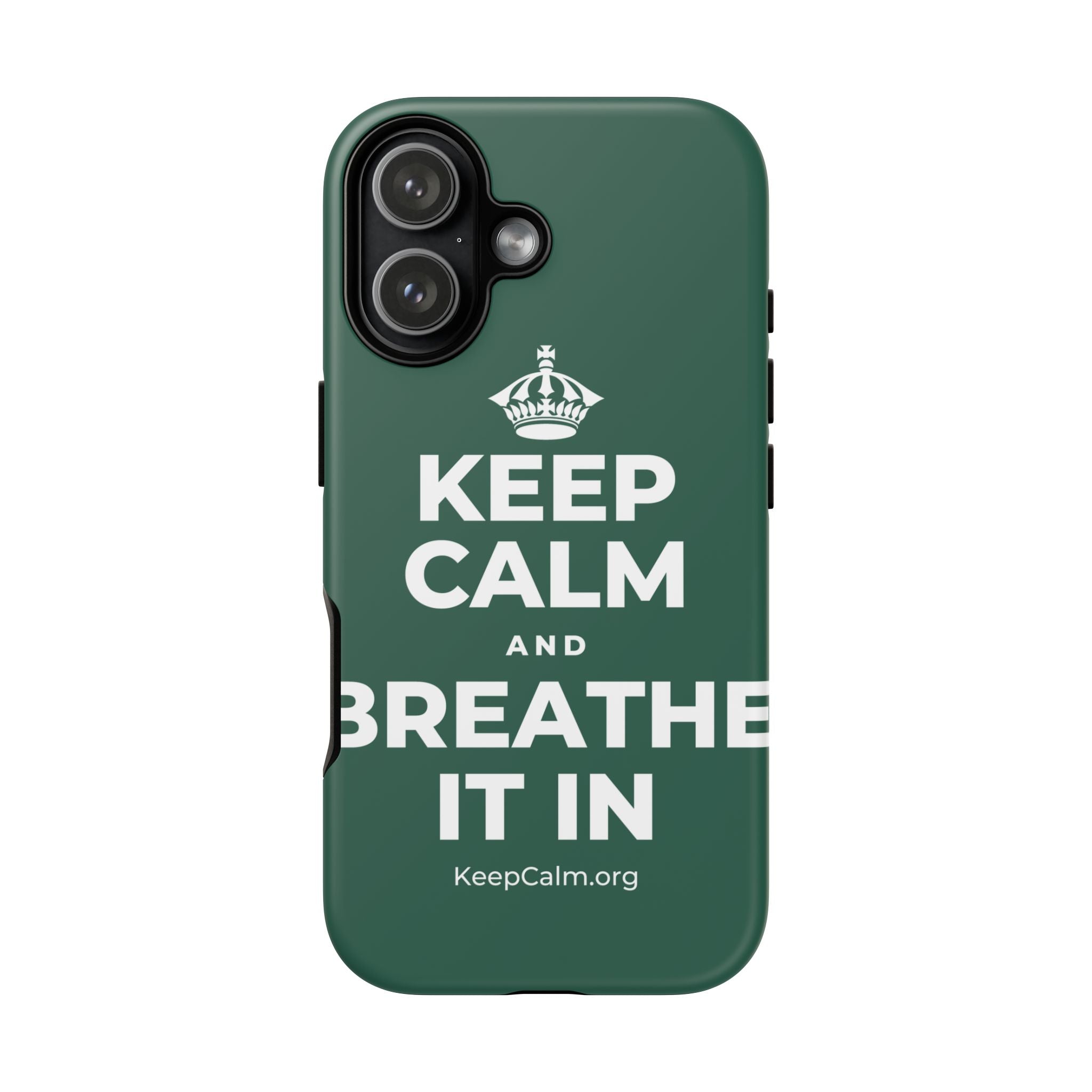 KEEP CALM AND BREATHE IT IN Phone Case