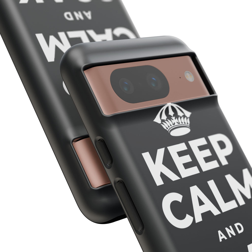 KEEP CALM AND SOAK IT IN Phone Case (Dark)