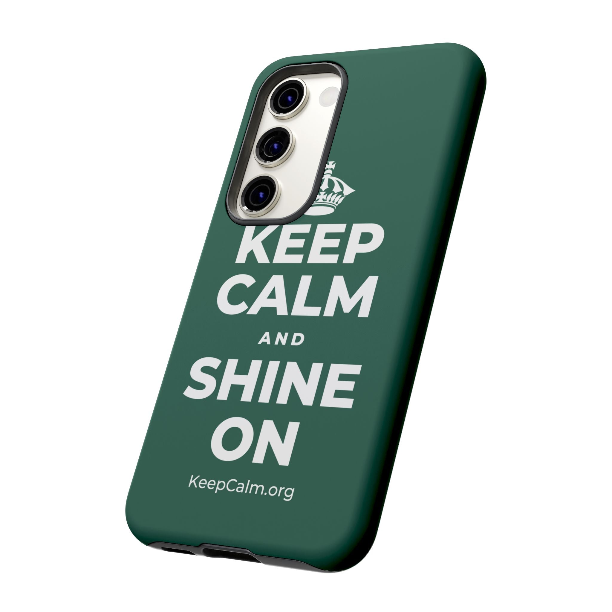 KEEP CALM AND SHINE ON Phone Case