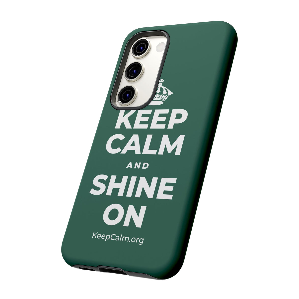KEEP CALM AND SHINE ON Phone Case