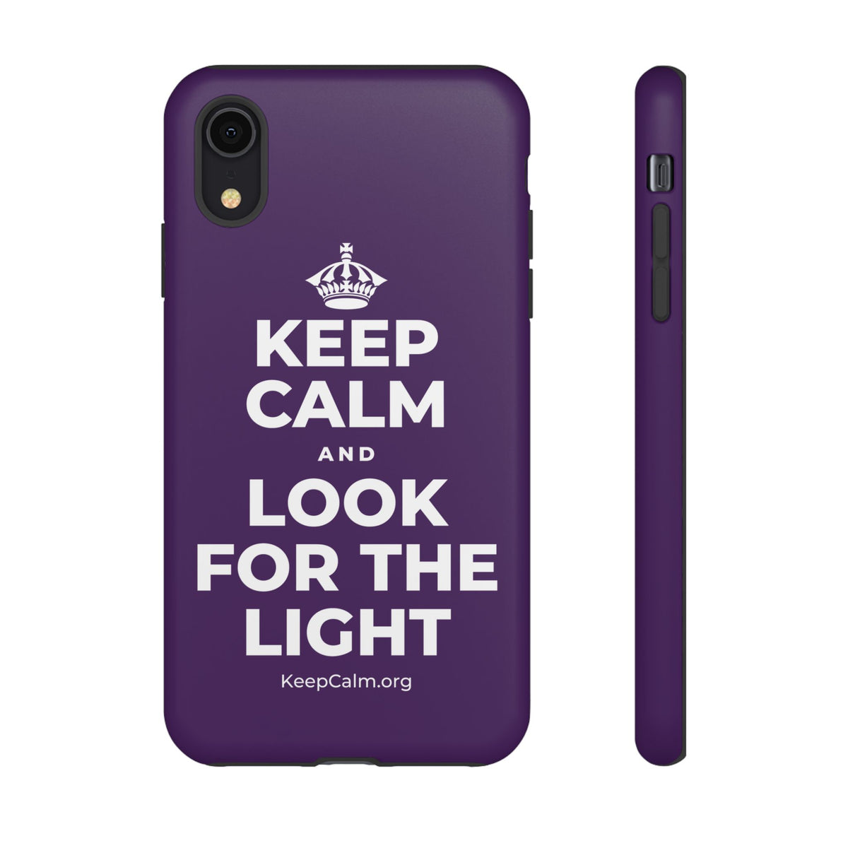 KEEP CALM AND LOOK FOR THE LIGHT Phone Case