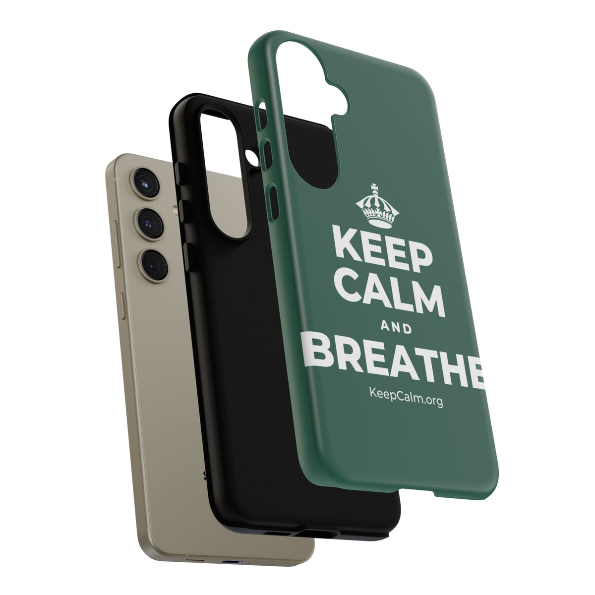 KEEP CALM AND BREATHE Phone Case