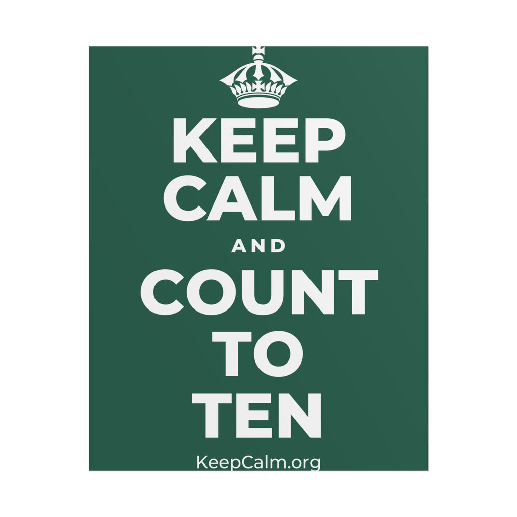 KEEP CALM AND COUNT TO TEN Poster