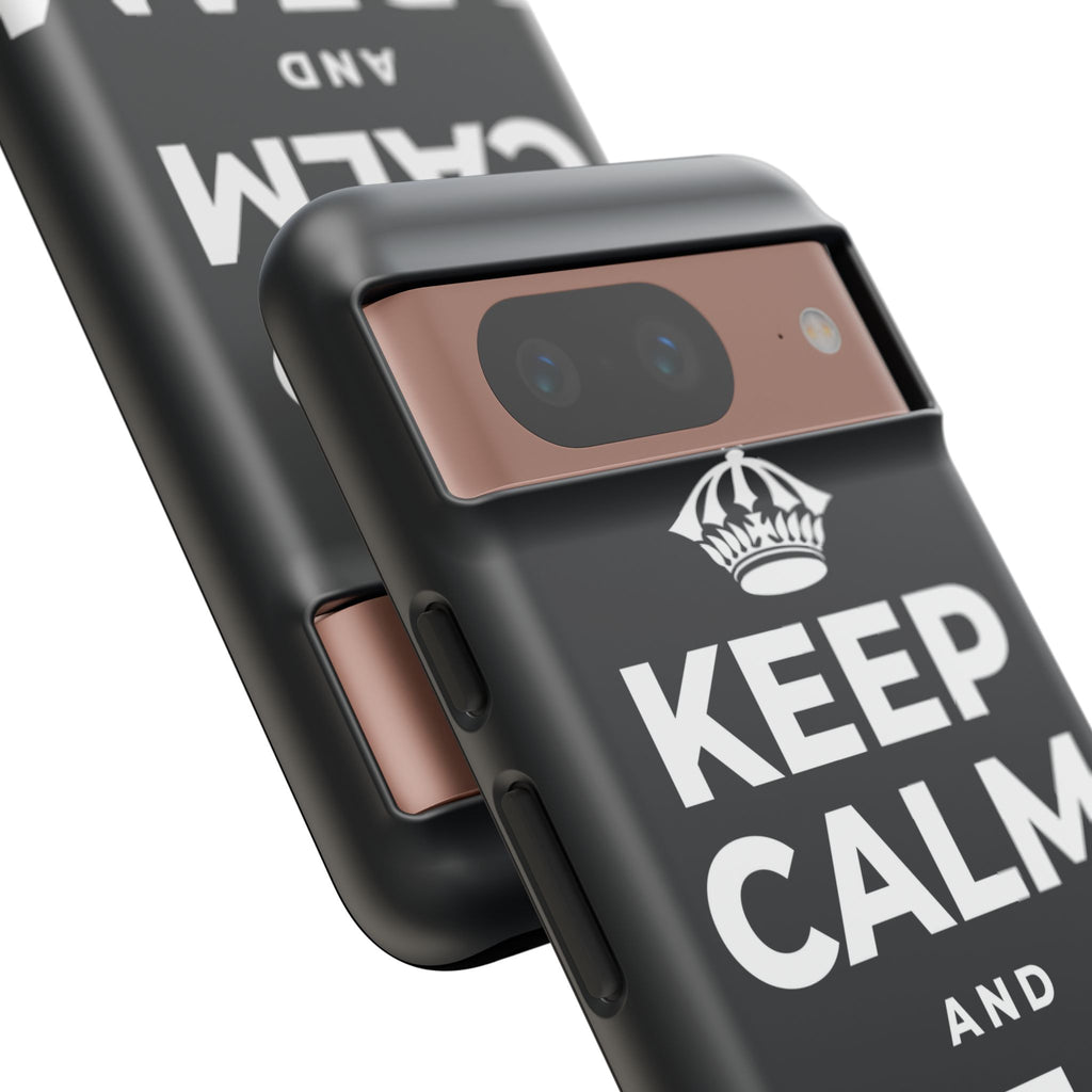 KEEP CALM AND DREAM BIG Phone Case (Dark)