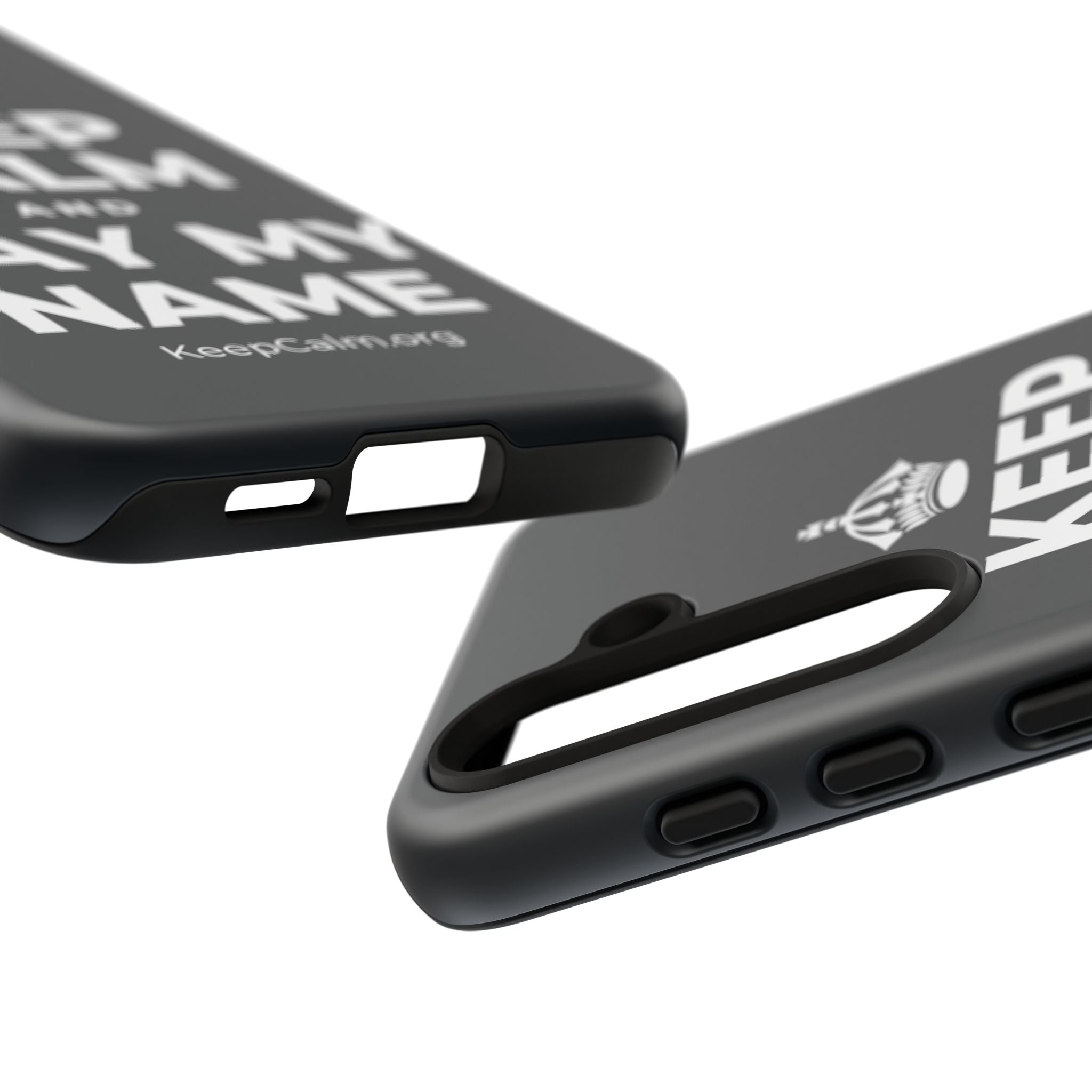 KEEP CALM AND SAY MY NAME Phone Case (Dark)