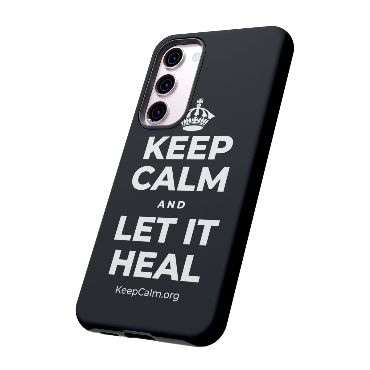 KEEP CALM AND LET IT HEAL Phone Case (Dark)