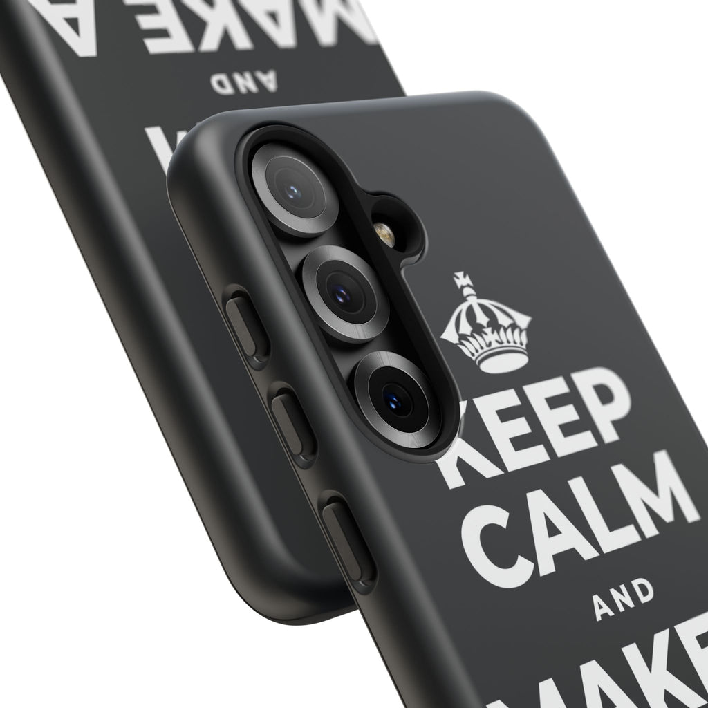 KEEP CALM AND MAKE A HAPPY MEMORY Phone Case (Dark)