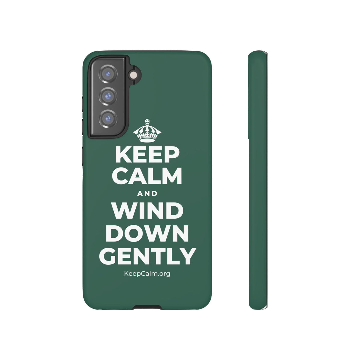 KEEP CALM AND WIND DOWN GENTLY Phone Case