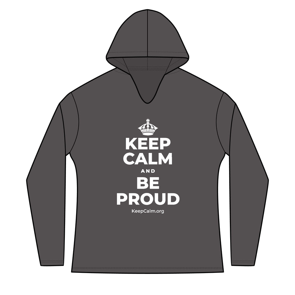 KEEP CALM AND BE PROUD Women's Long Sleeve Hoodie