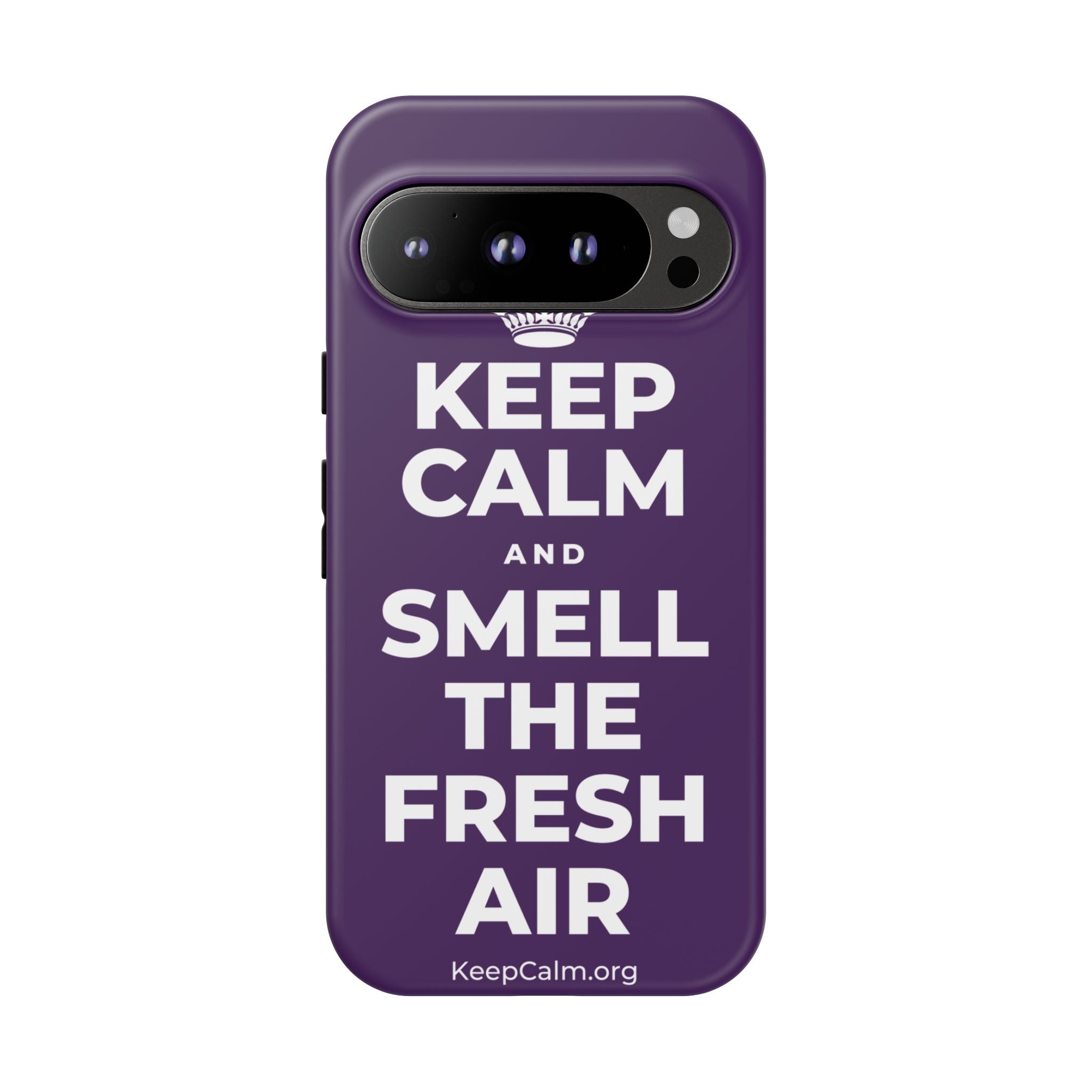 KEEP CALM AND SMELL THE FRESH AIR Phone Case