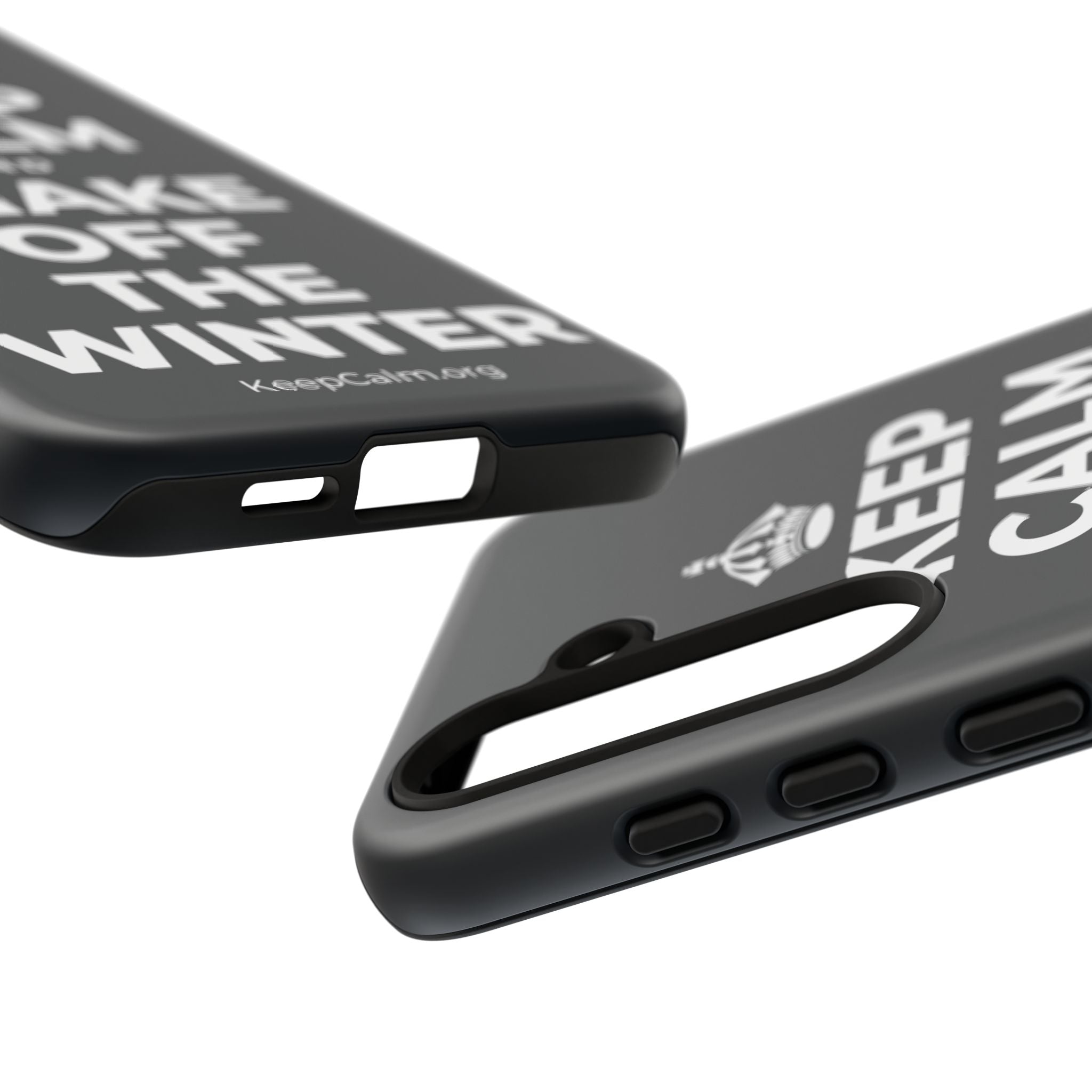 KEEP CALM AND SHAKE OFF THE WINTER Phone Case (Dark)