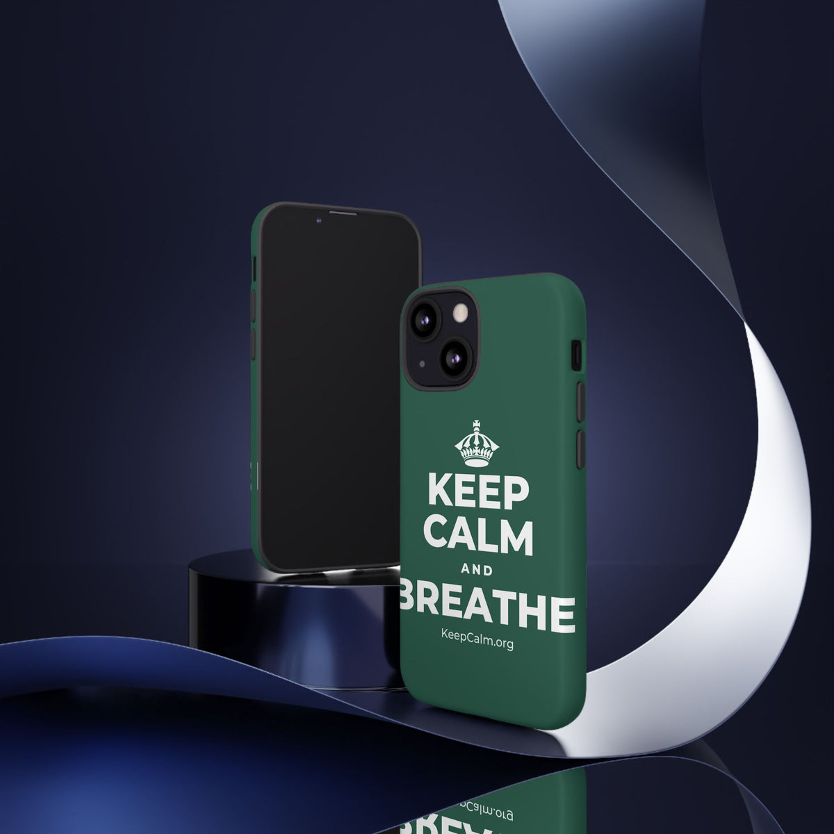 KEEP CALM AND BREATHE Phone Case