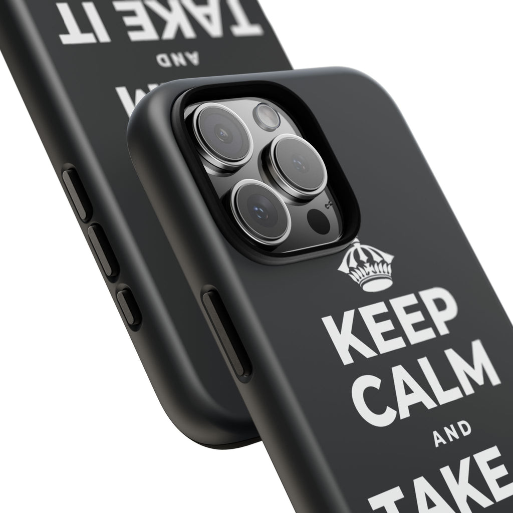 KEEP CALM AND TAKE IT ONE DAY AT A TIME Phone Case (Dark)