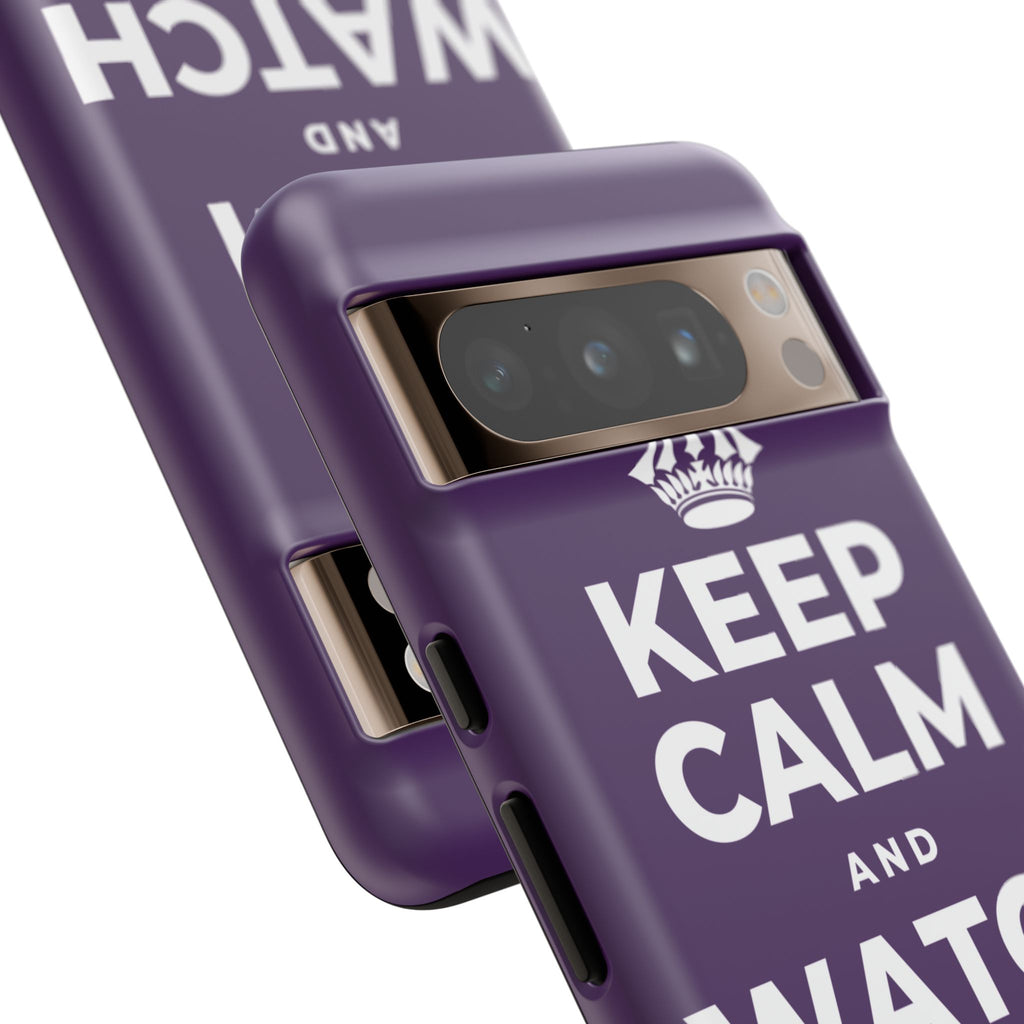KEEP CALM AND WATCH THE CLOUDS Phone Case